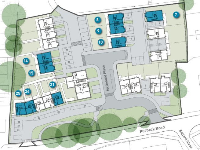 Site plan - artist's impression subject to change